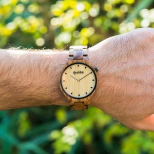 שעון יד מעץ UNISEX דגם Alexandre