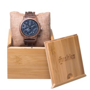שעון יד מעץ לגברים דגם Mark