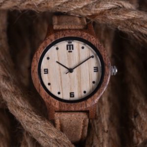 שעון יד מעץ לנשים דגם Elena